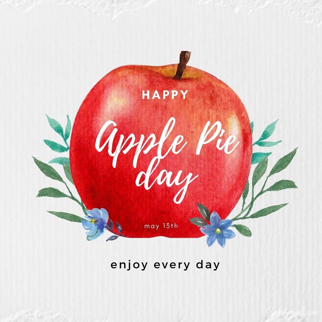National Apple Pie Day Card