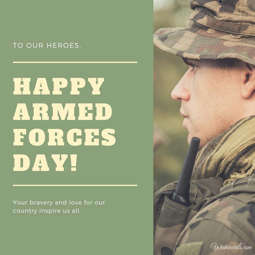 National Armed Forces Day Ecard
