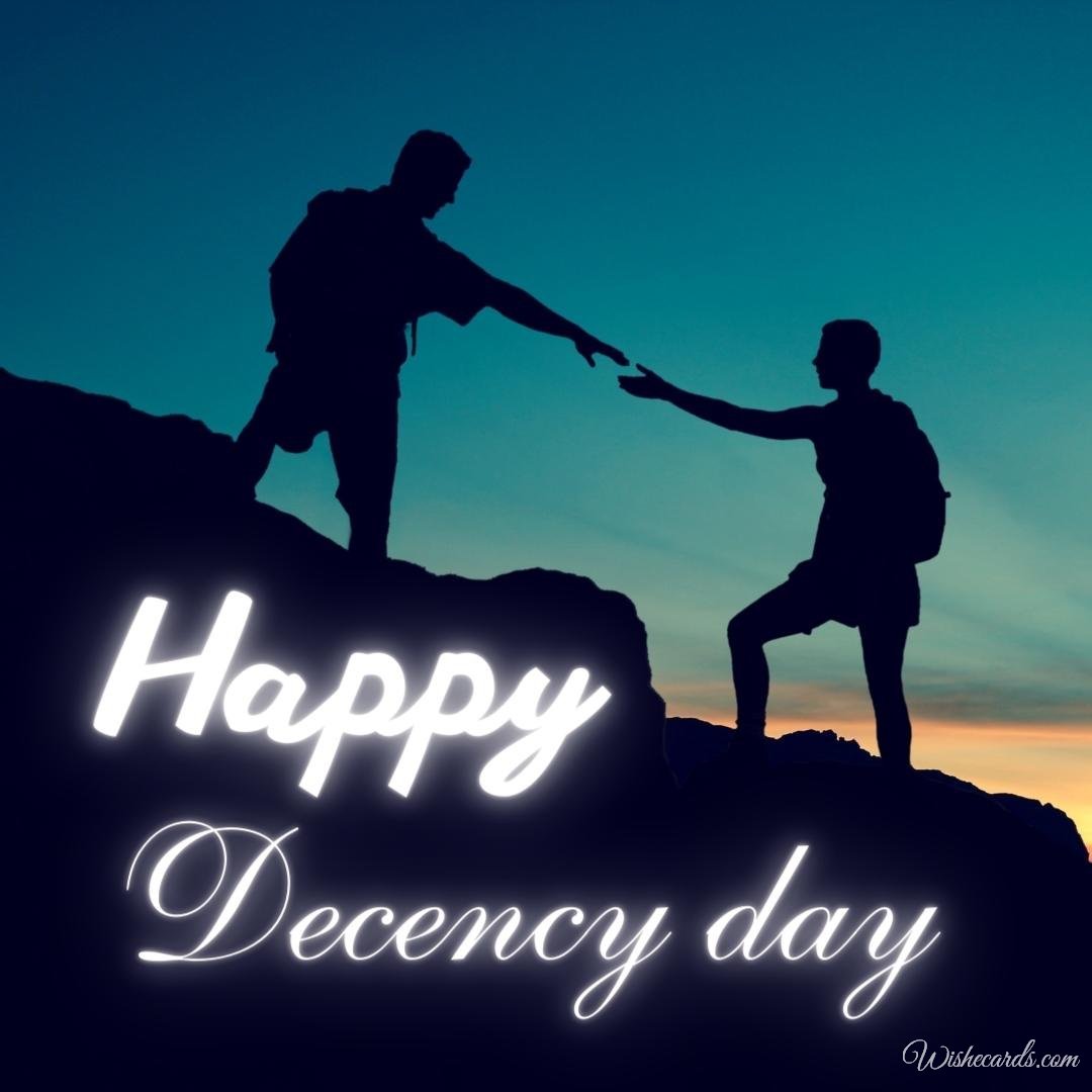 National Decency Day Ecard