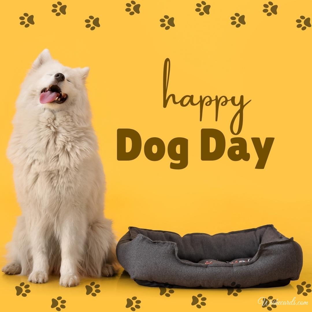 National Dog Day Greeting Ecard