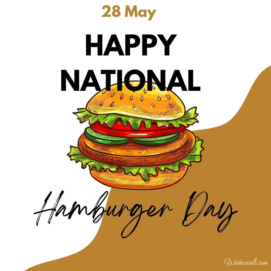 National Hamburger Day Card