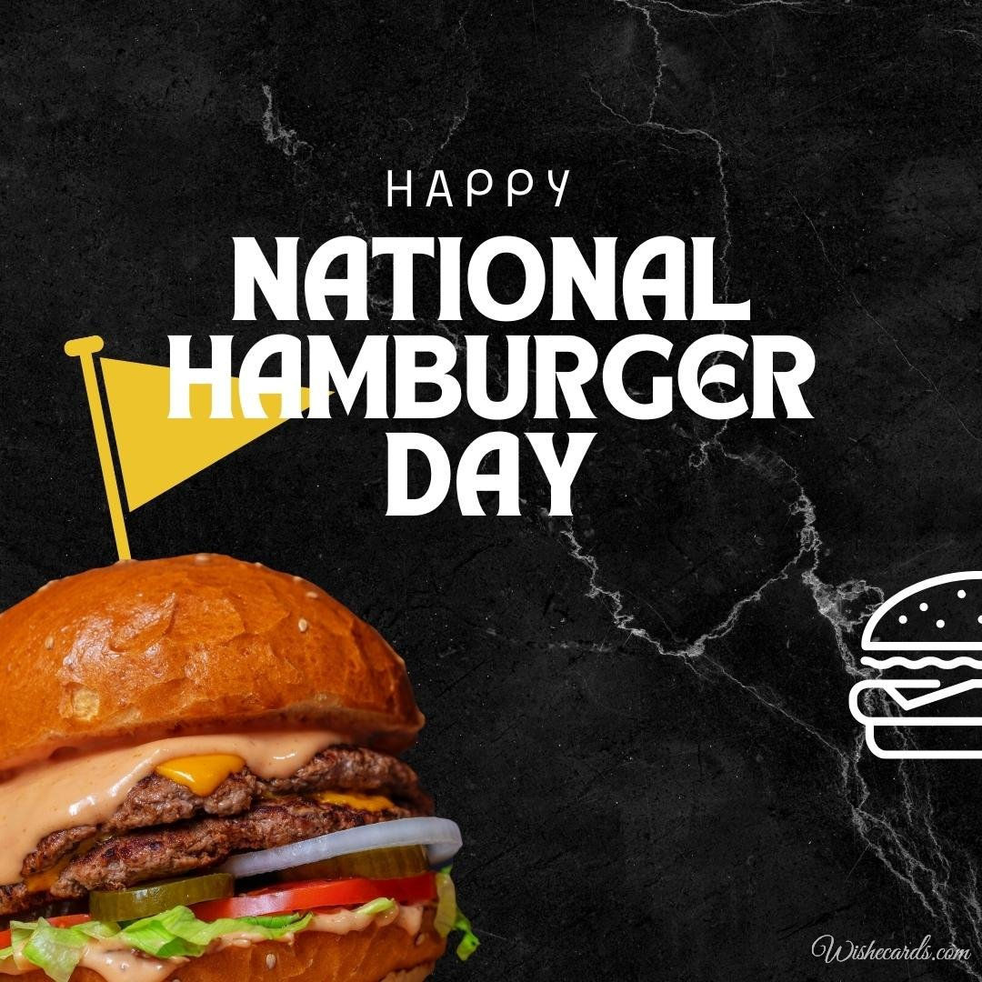 National Hamburger Day Ecard