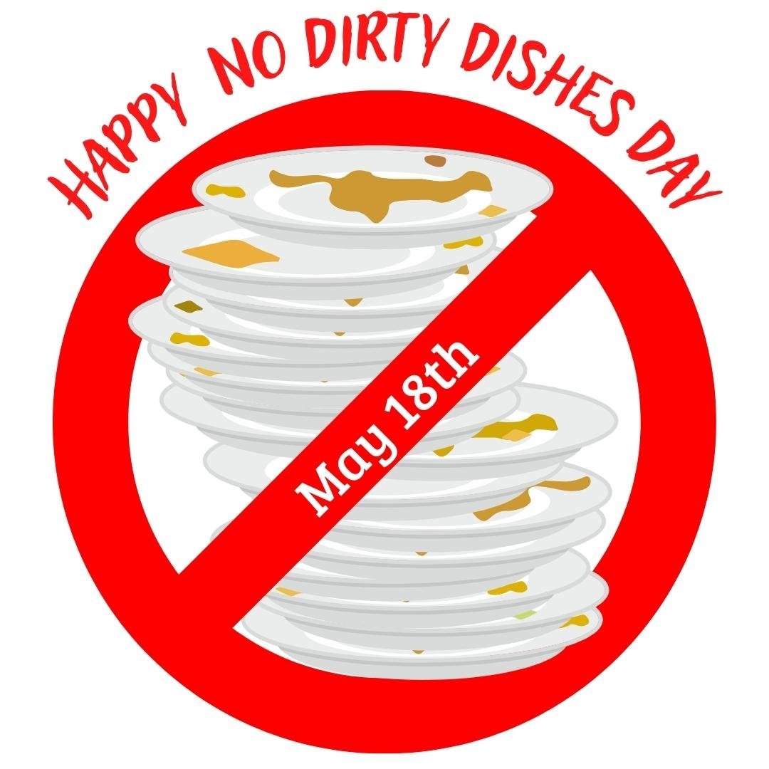 National No Dirty Dishes Day Ecard