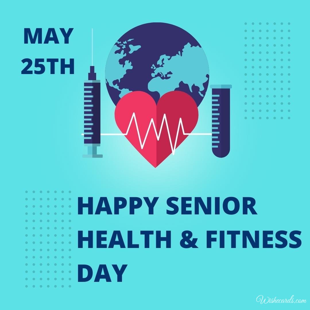 National Senior Health & Fitness Day Card