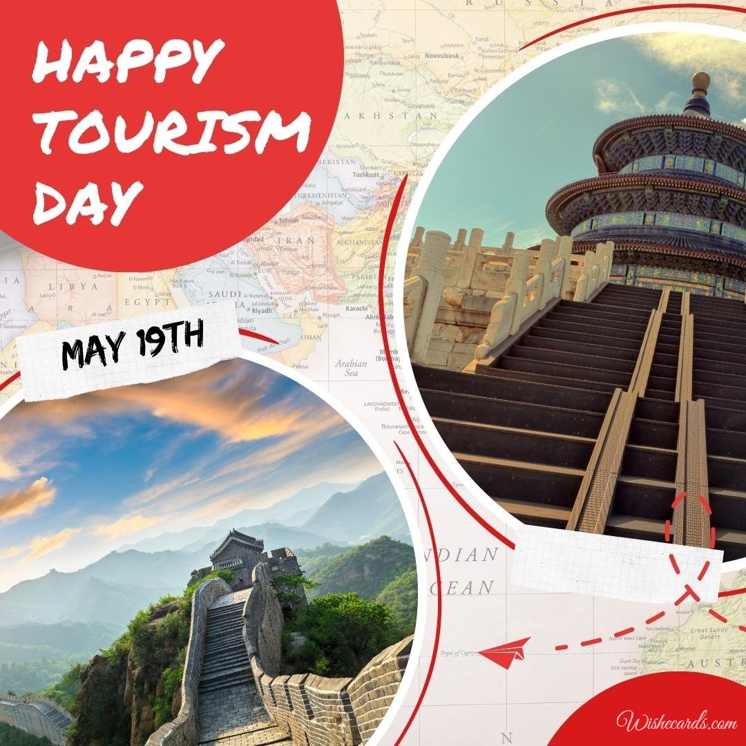 National Tourism Day In China Card