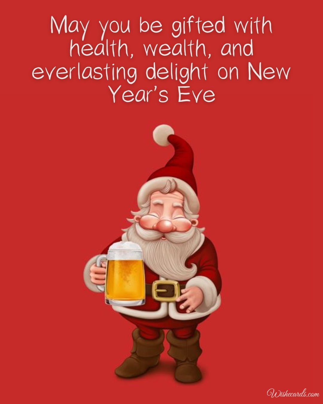 New Year Card Wish