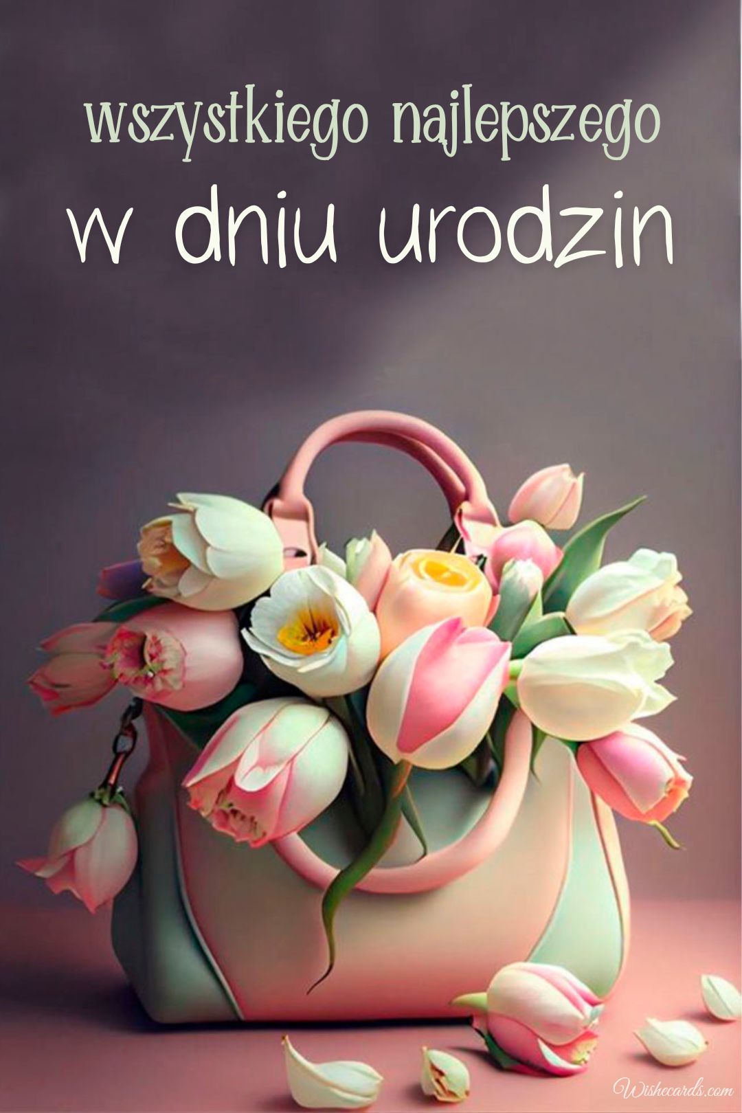 Polish Birthday Card for Girlfriend