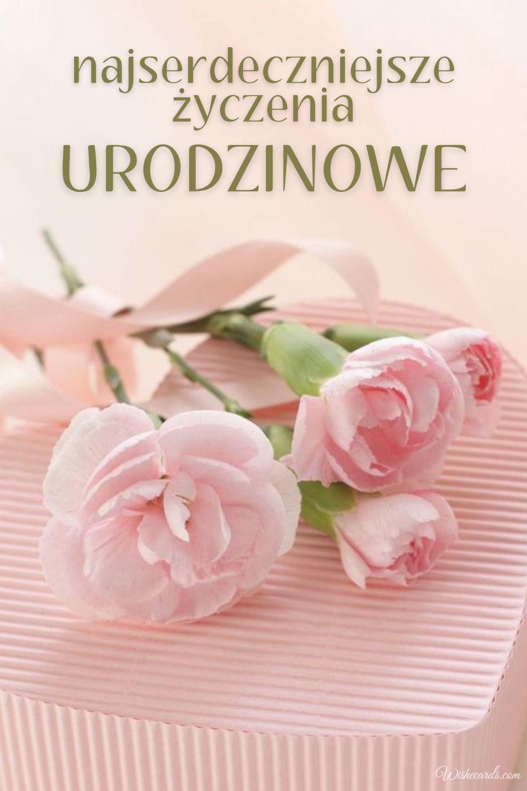 Polish Birthday Card for Woman