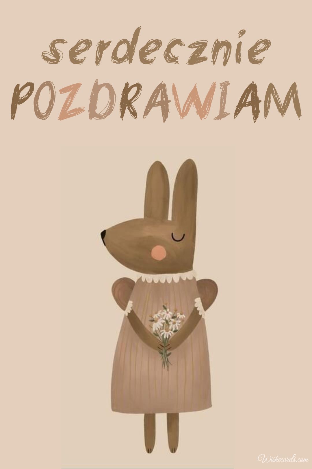 Polish Happy Birthday Card