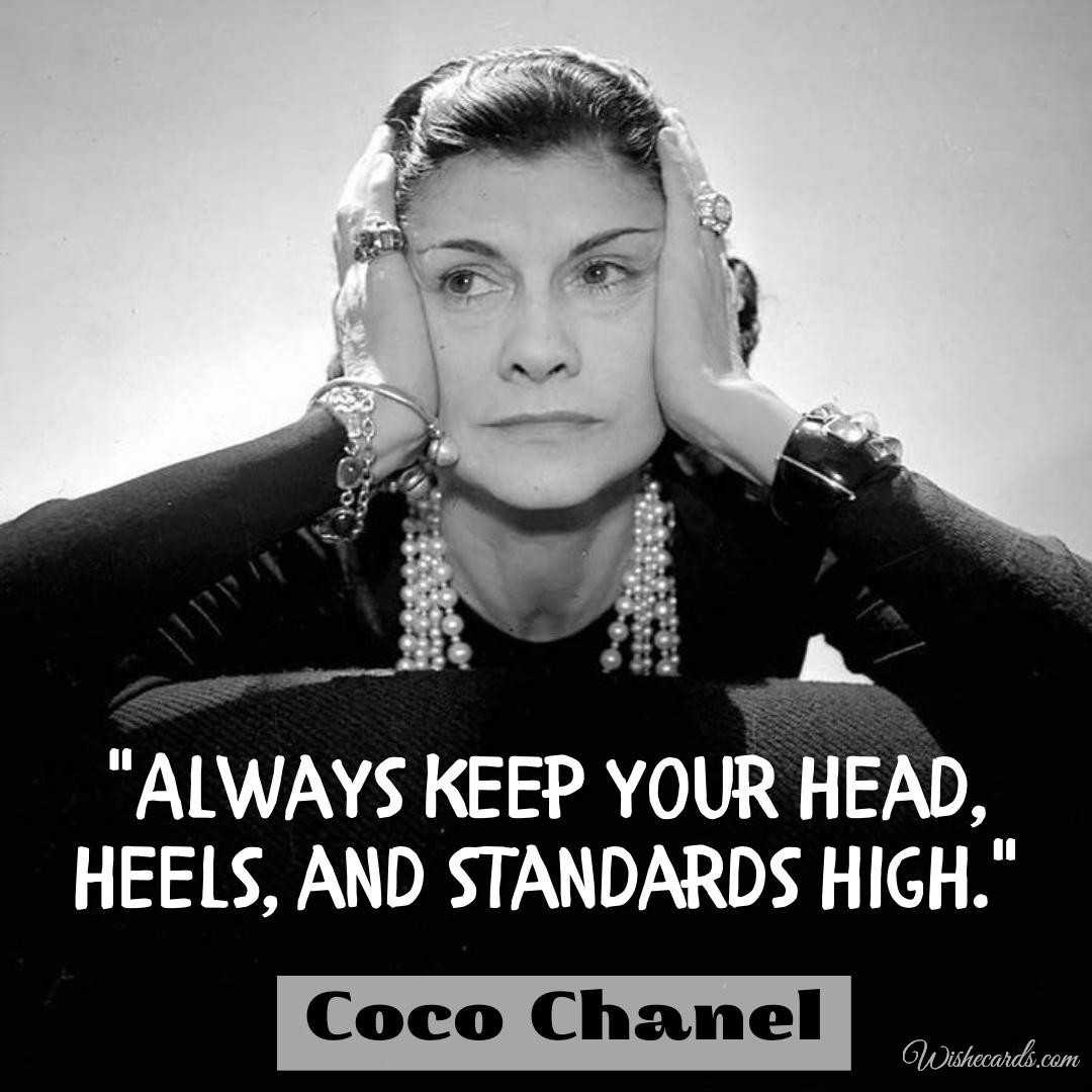 Quote Coco Chanel Ecard With Text