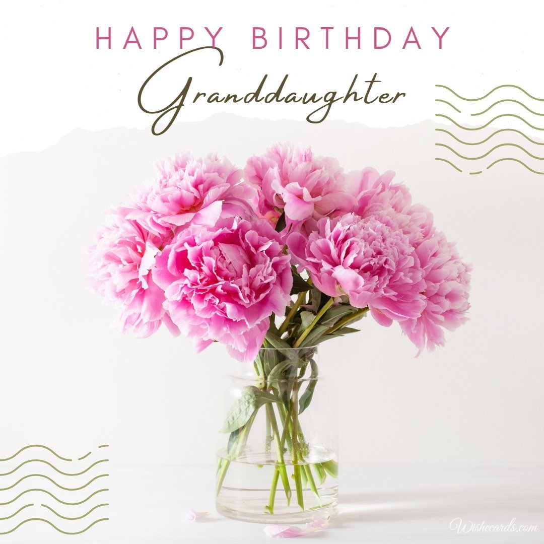 Religious Birthday Wish Card For Granddaughter