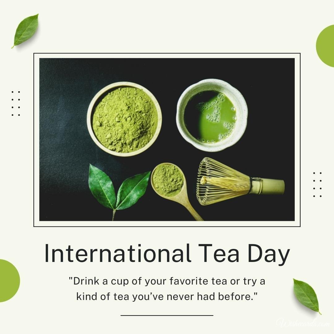 Romantic International Tea Day Picture