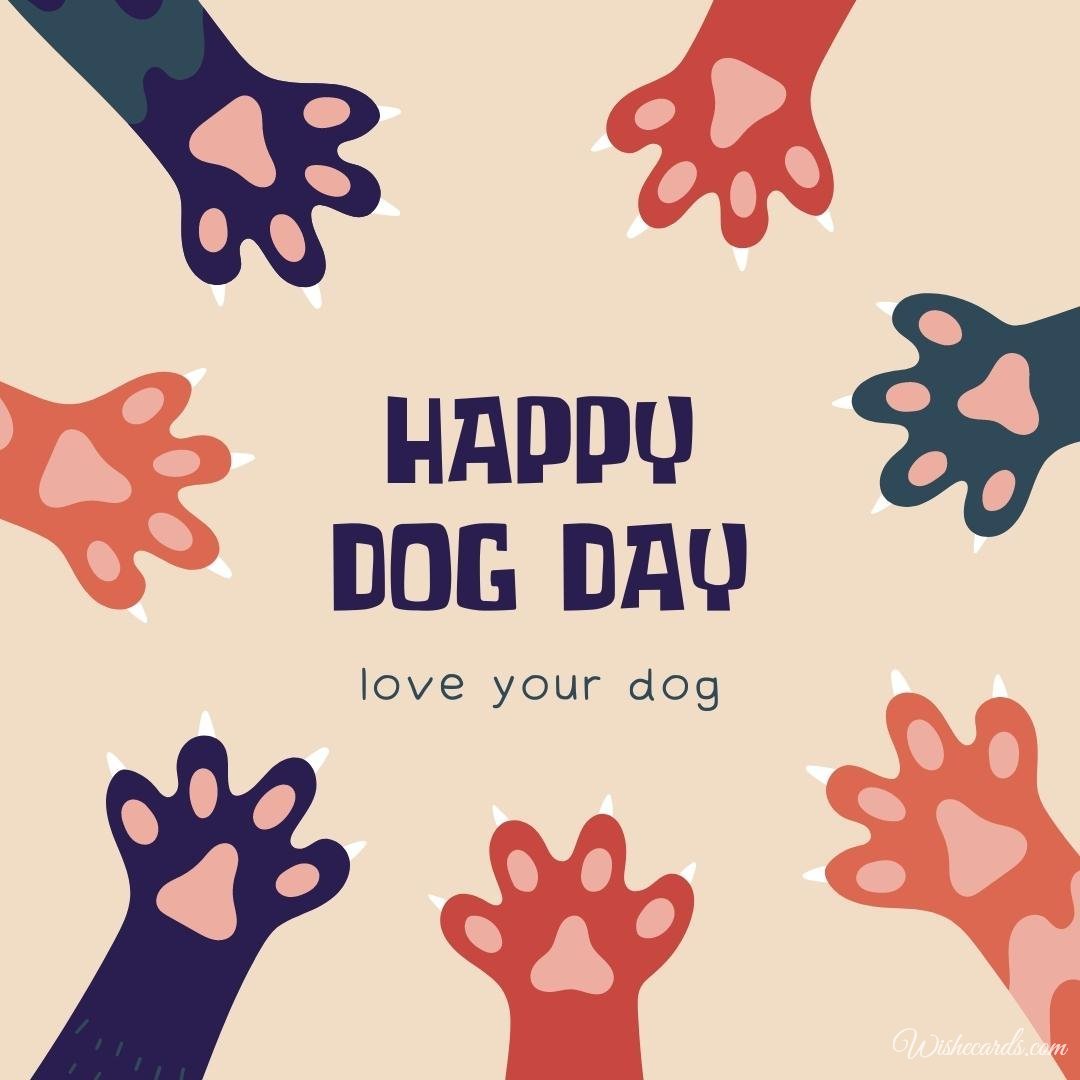 Romantic National Dog Day Image