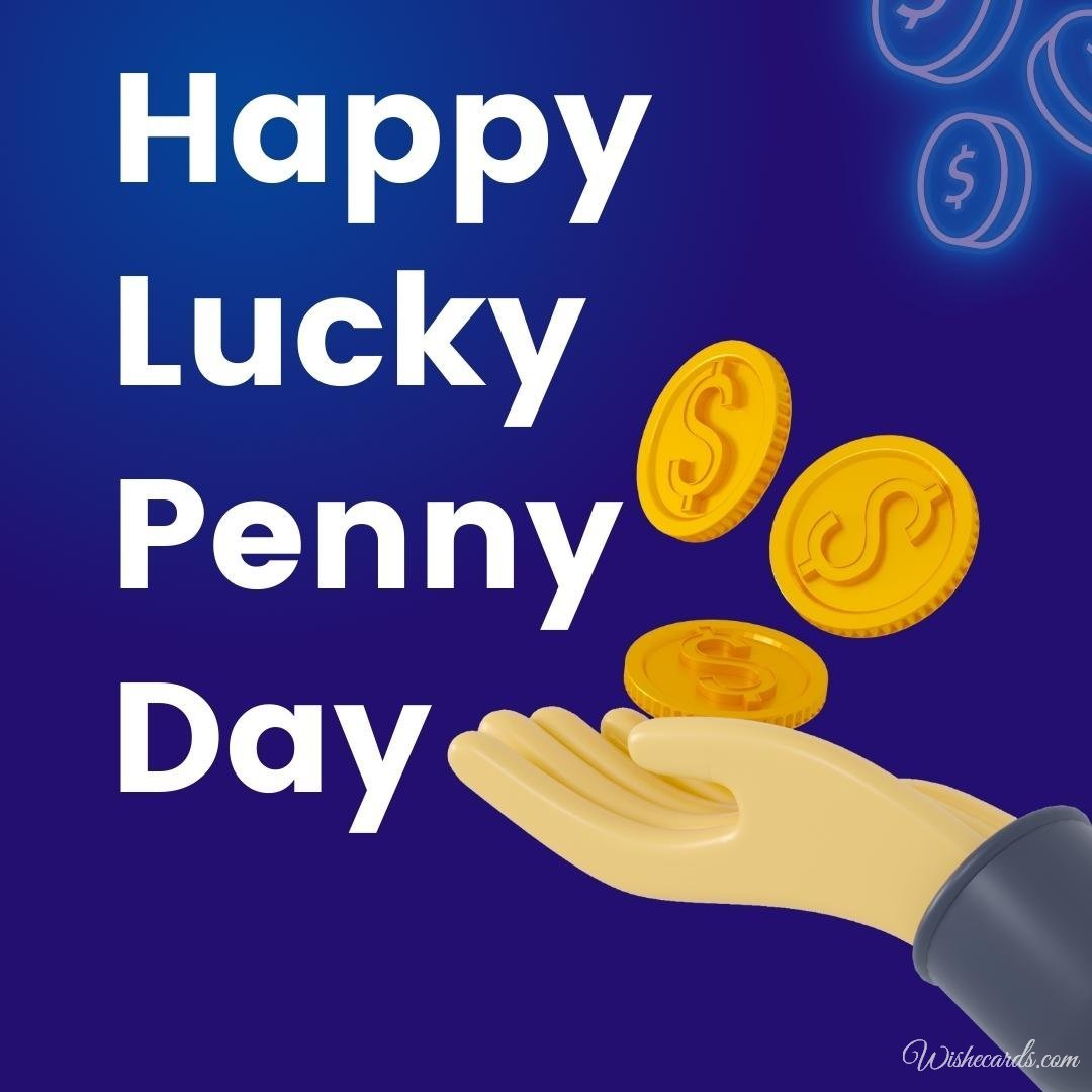Romantic National Lucky Penny Day Picture
