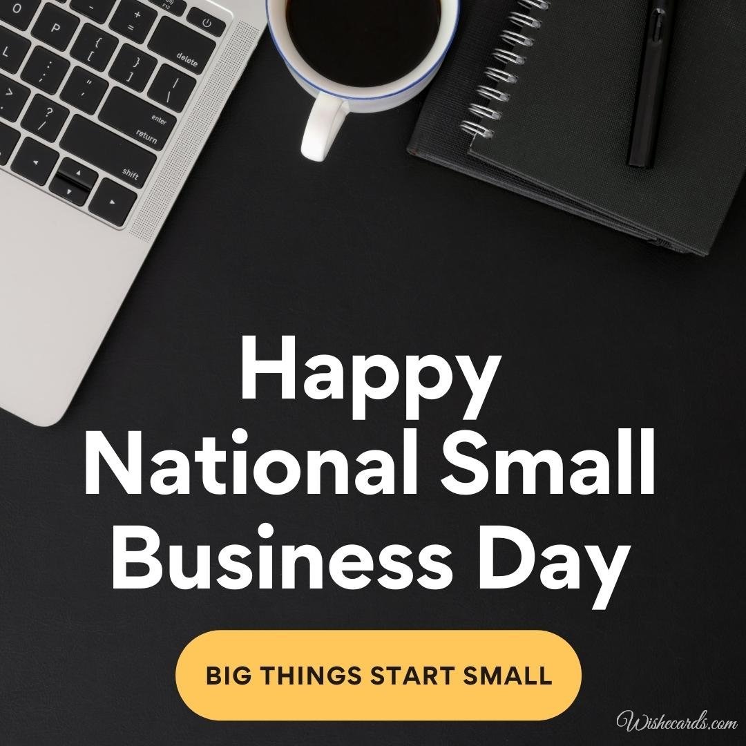 Romantic National Small Business Day Picture