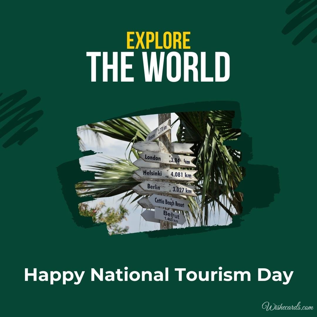Romantic National Tourism Day Picture