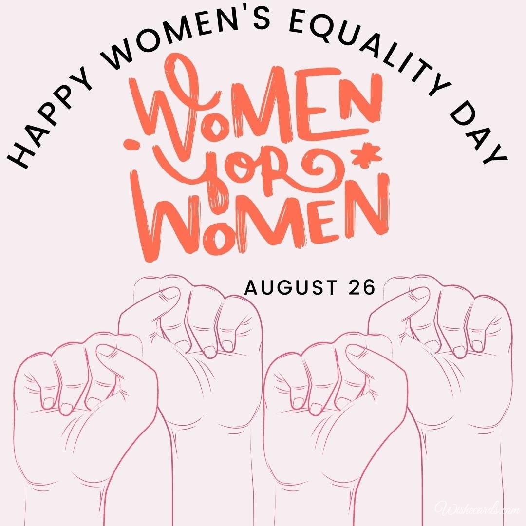 Romantic Virtual Women`s Equality Day Picture