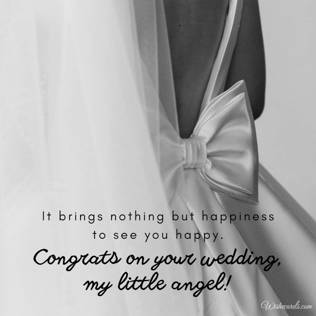 Romantic Wedding Picture For Bride