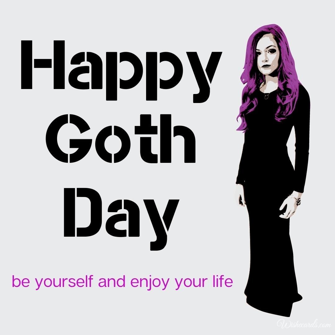 Romantic World Goth Day Picture
