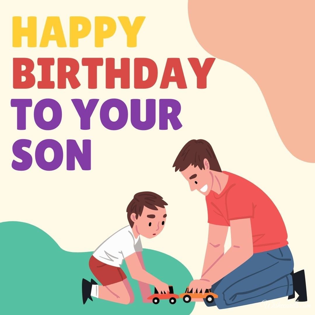 Son Birthday Card For Dad