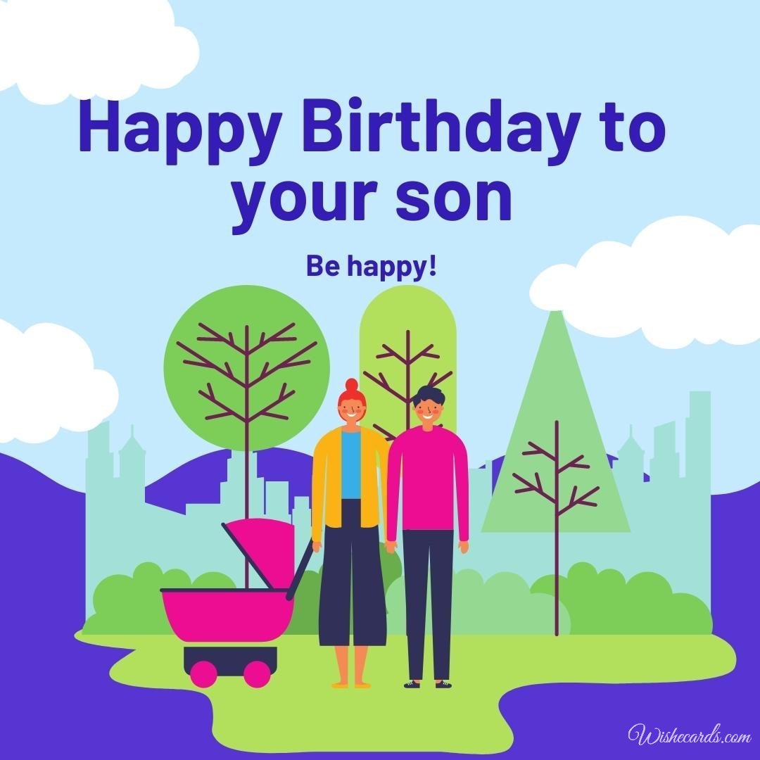 Son Birthday Card For Parents
