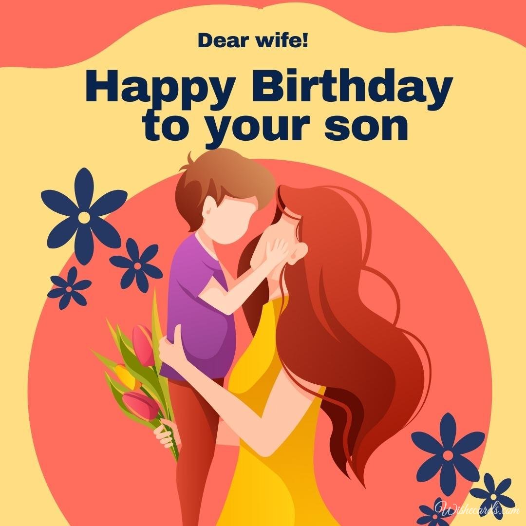 Son Birthday Card For Wife