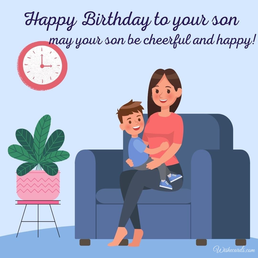 Son Happy Birthday Card For Girlfriend