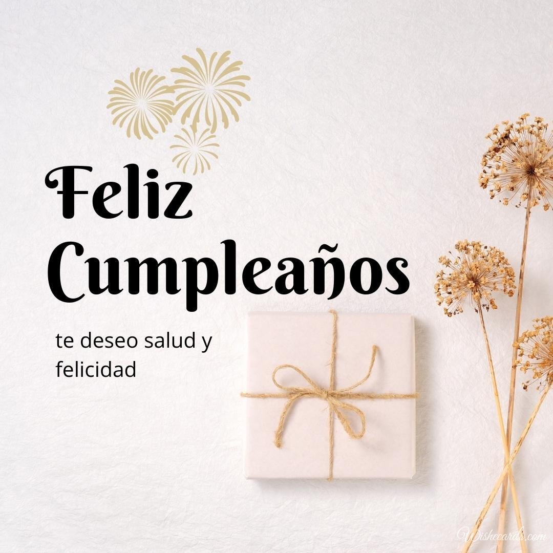 Spanish Birthday Ecard