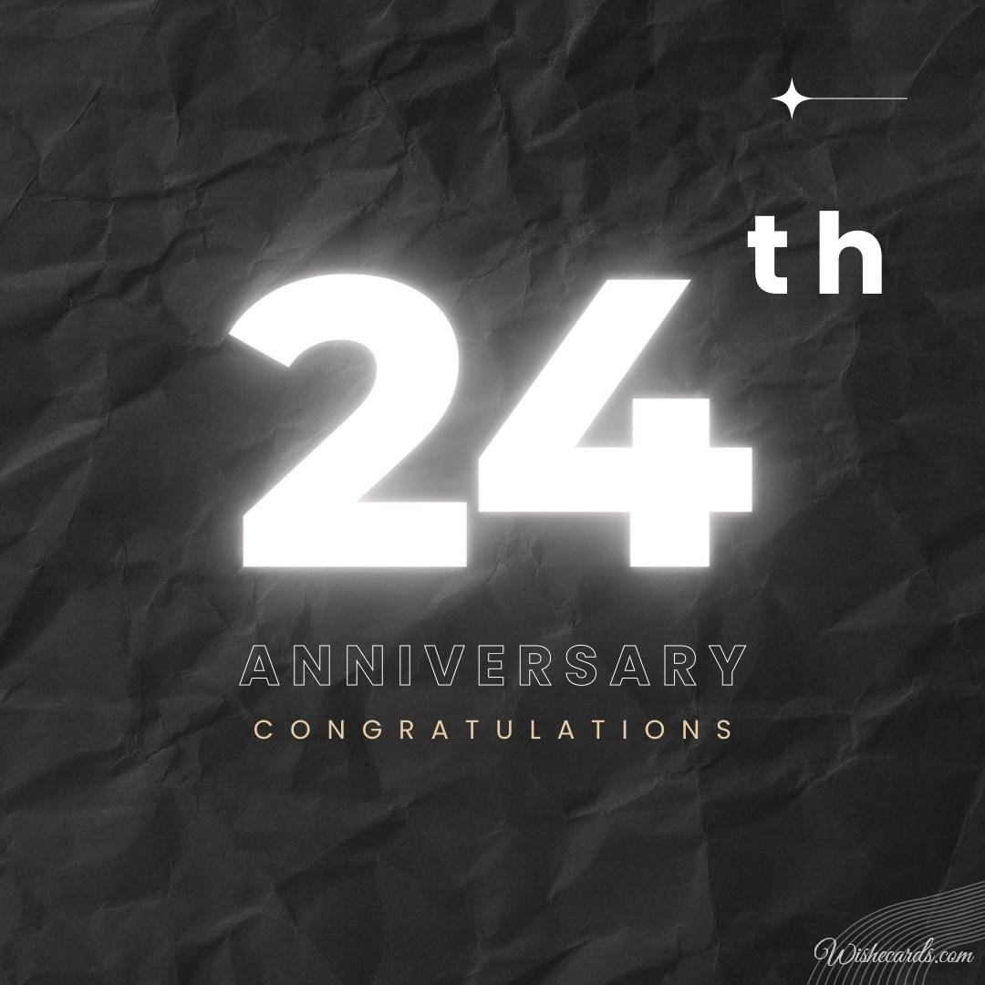 Special 24th Anniversary Ecard