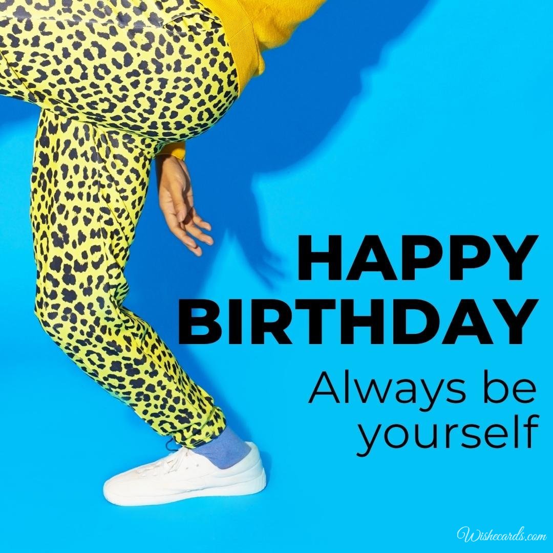 Stylish Happy Birthday Cards With Good Wishes