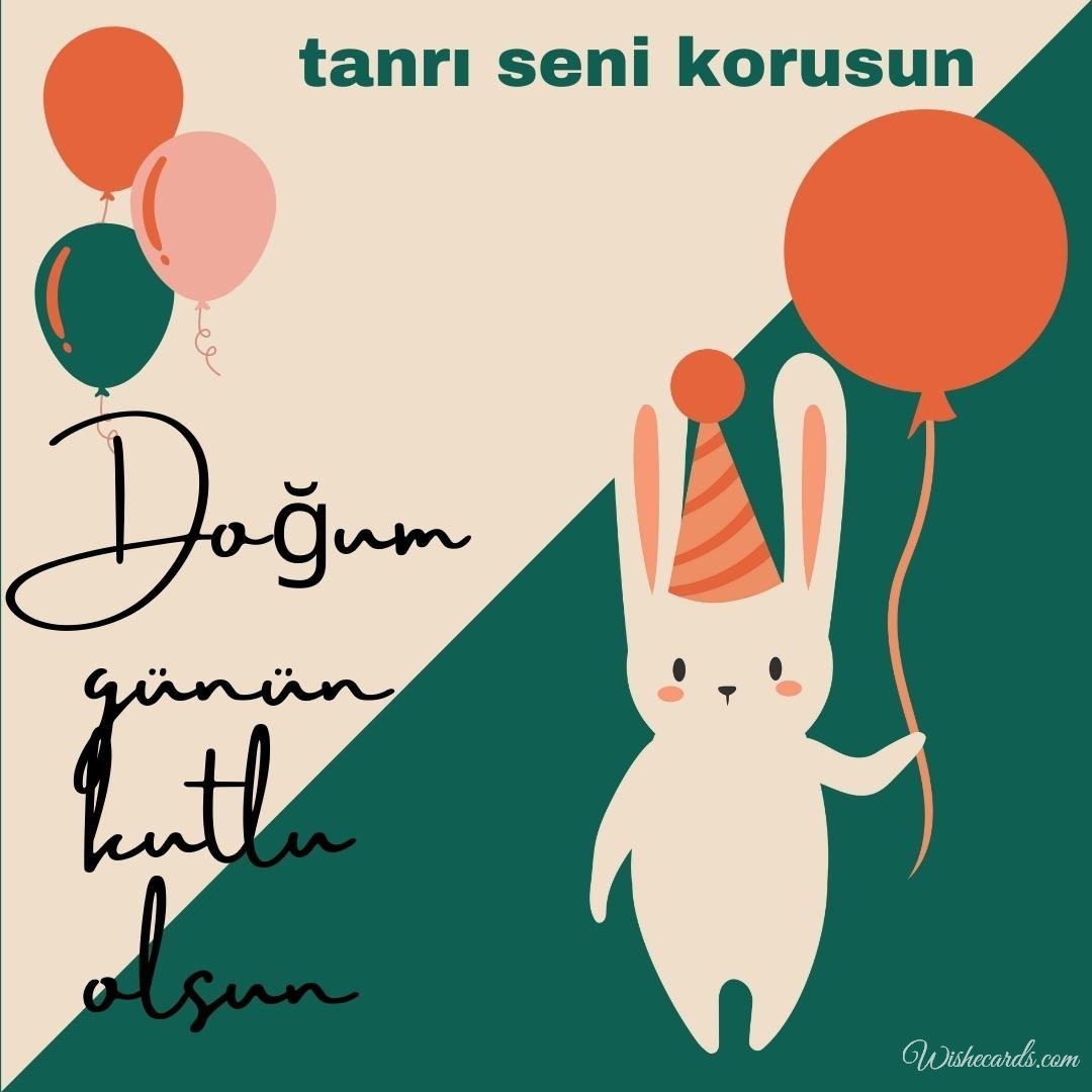 Turkish Funny Birthday Ecard