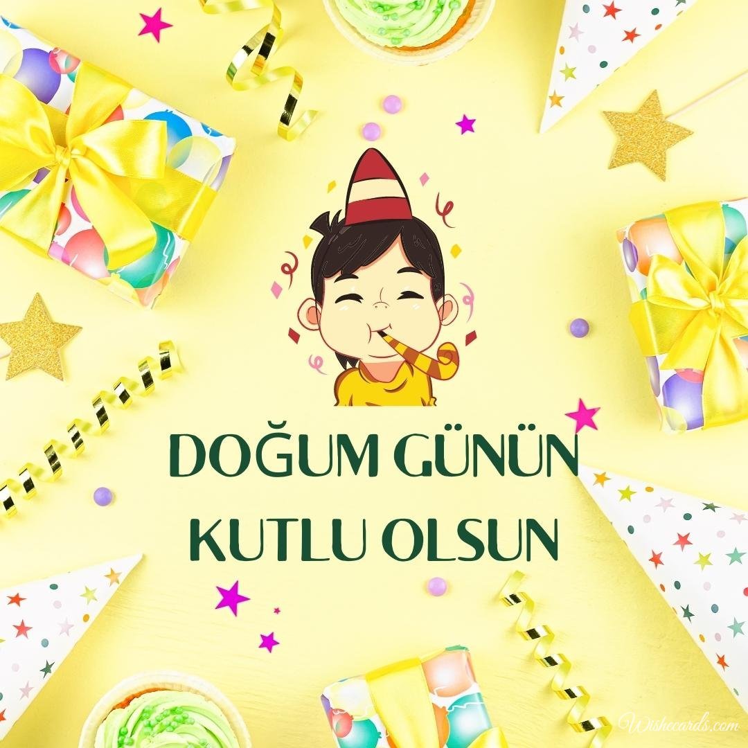 Turkish Funny Happy Birthday Ecard