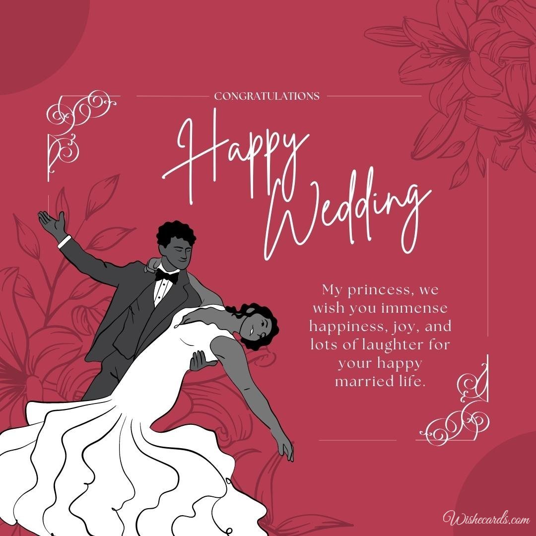 Wedding Wishes Ecard For Daughter