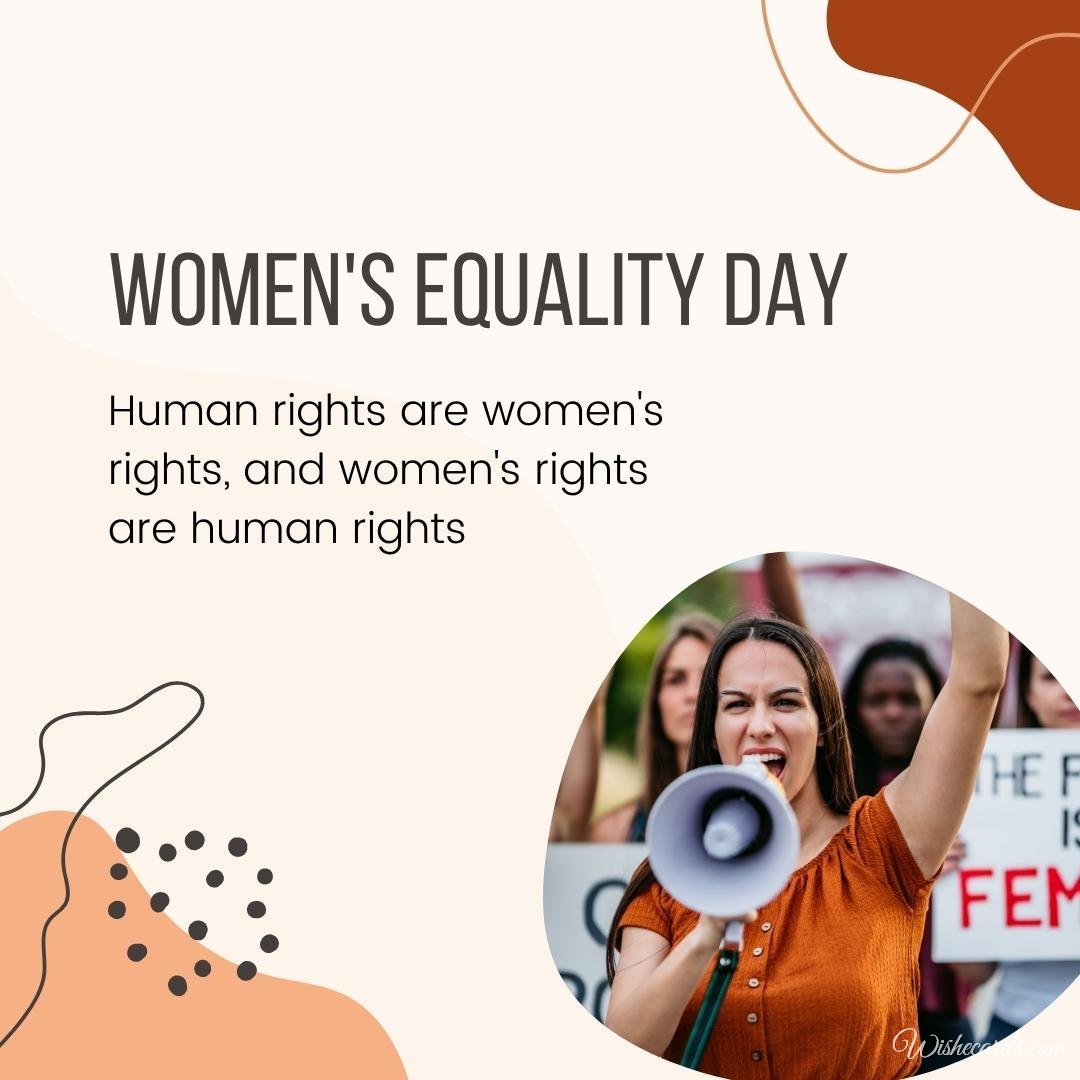 Women`s Equality Day Picture With Text
