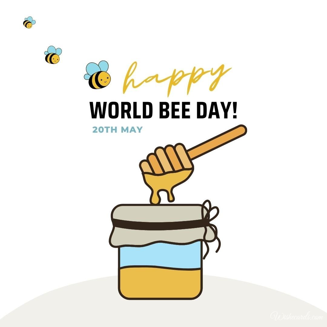 World Bee Day Card