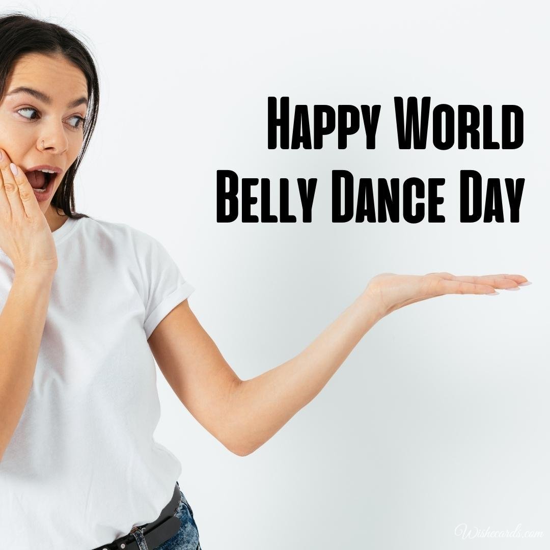 World Belly Dance Day Card