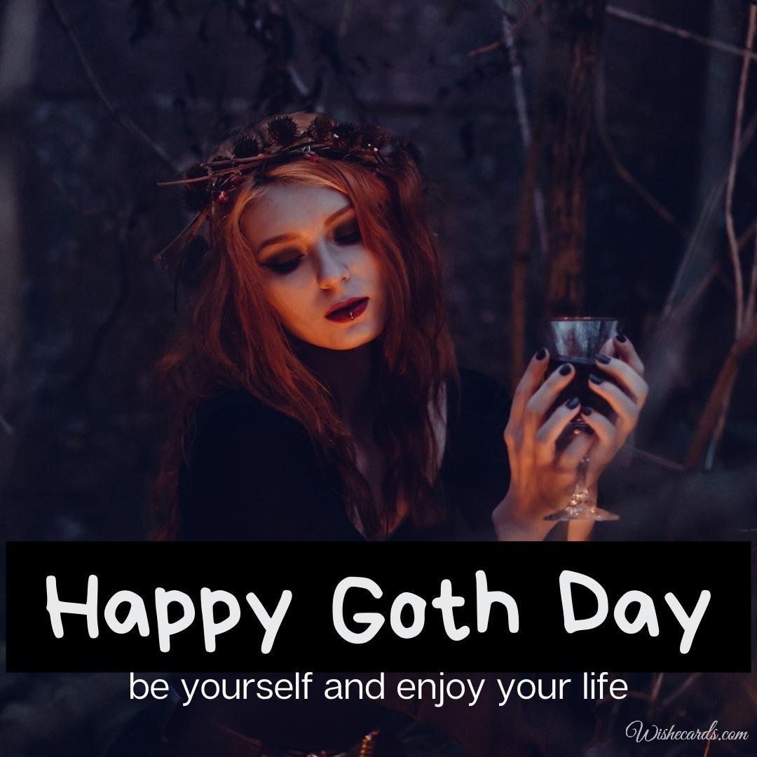 World Goth Day Picture With Text